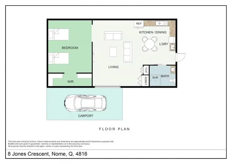 Floorplan of Homely house listing, 8 Jones Crescent, Nome QLD 4816