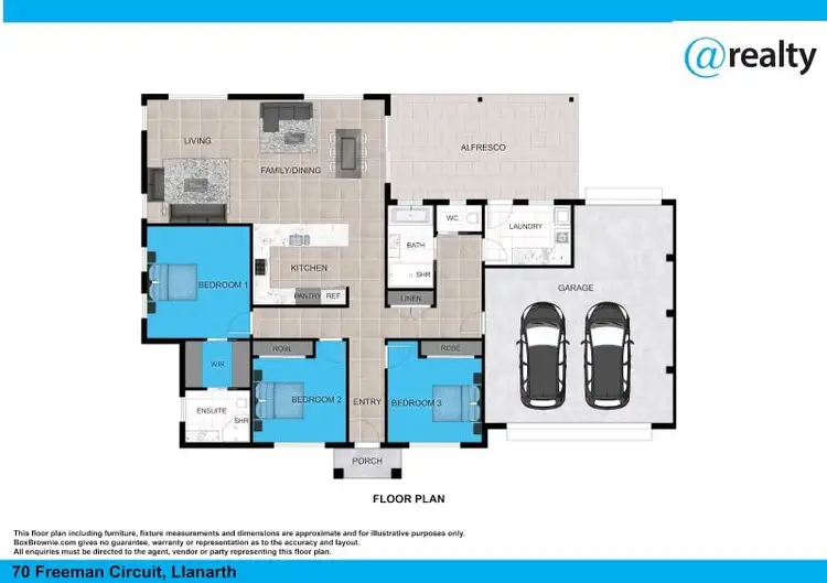 Floorplan of Homely house listing, 70 Freeman Circuit, Llanarth NSW 2795