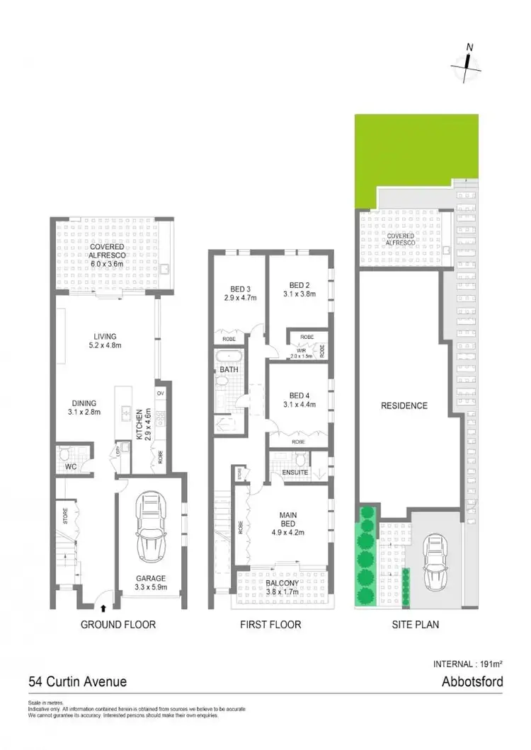 Floorplan of Homely house listing, 54 Curtin Avenue, Abbotsford NSW 2046