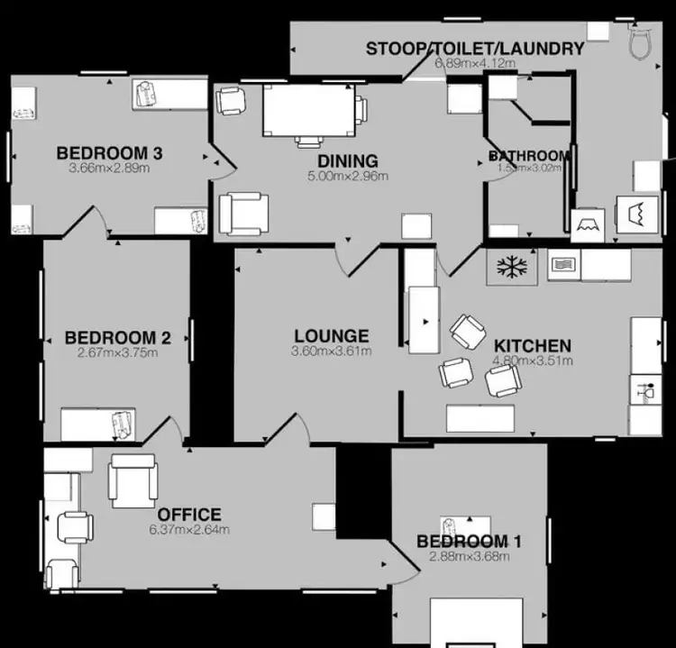 Floorplan of Homely house listing, 78 Bruce Road, Millmerran QLD 4357