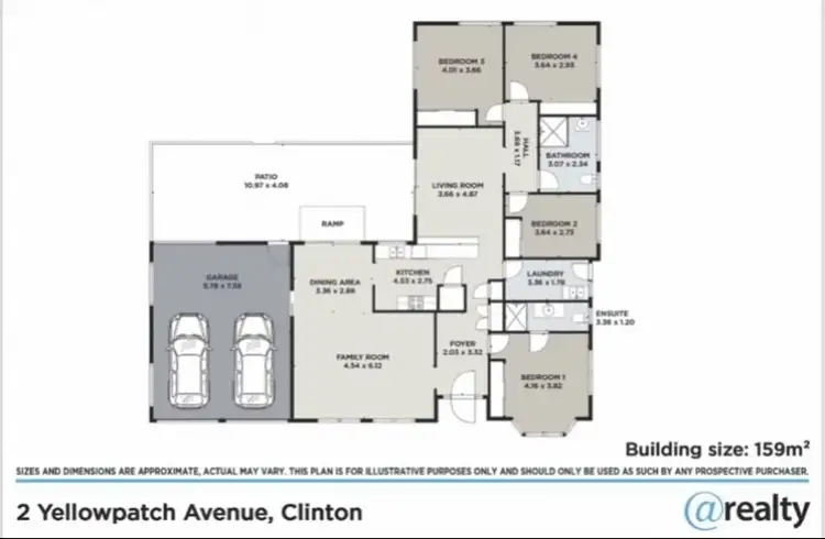 Floorplan of Homely house listing, 2 Yellowpatch Avenue, Clinton QLD 4680