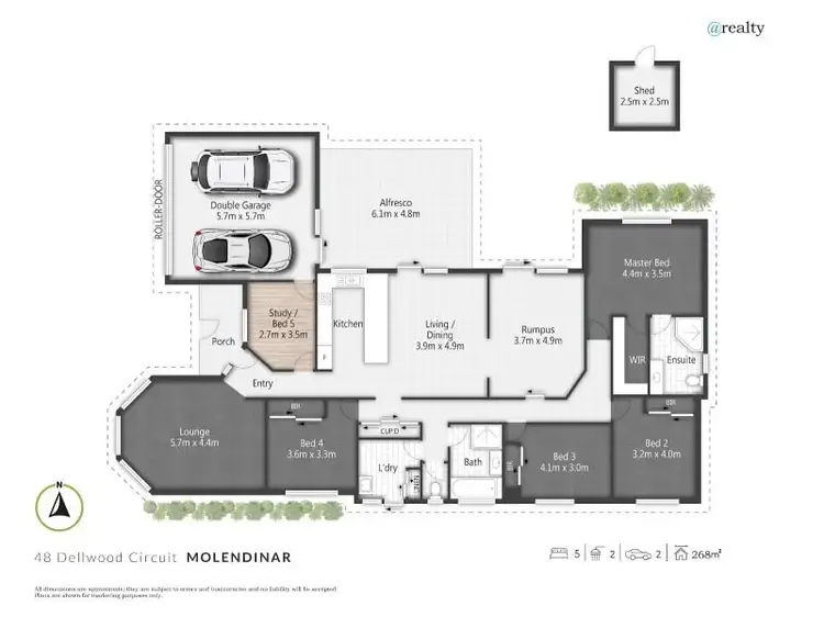 Floorplan of Homely house listing, 48 Dellwood Circuit, Molendinar QLD 4214