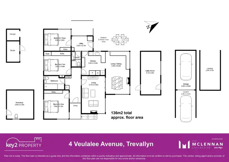 Floorplan of Homely house listing, 4 Veulalee Avenue, Trevallyn TAS 7250
