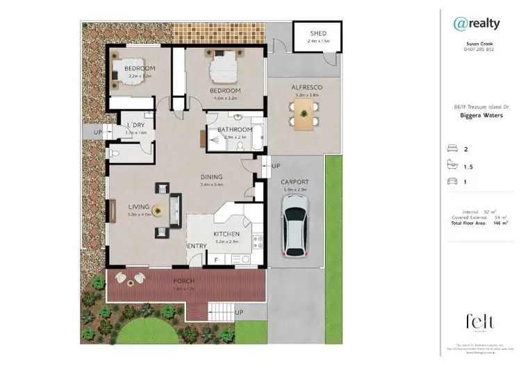 Floorplan of Homely house listing, 86/11 Treasure Island Drive, Biggera Waters QLD 4216