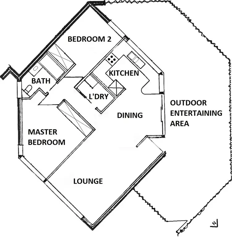 Floorplan of Homely townhouse listing, 35/10 Goodchild St, Lyneham ACT 2602