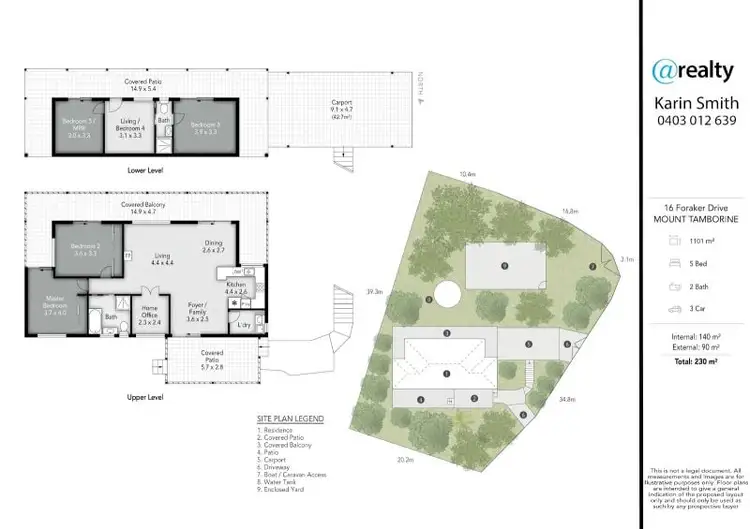Floorplan of Homely house listing, 16 Foraker Drive, Tamborine Mountain QLD 4272