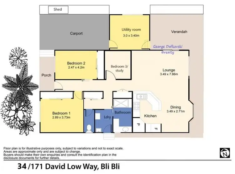 Floorplan of Homely house listing, 34/171 David Low Way, Bli Bli QLD 4560
