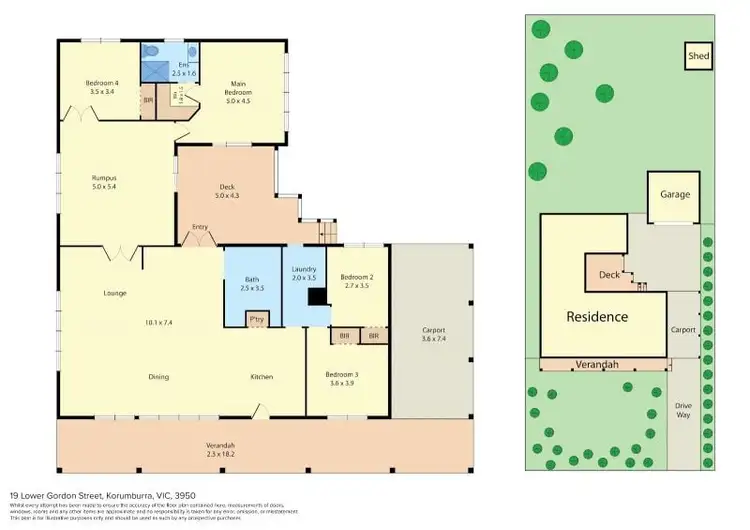 Floorplan of Homely house listing, 19 Lower Gordon Street, Korumburra VIC 3950
