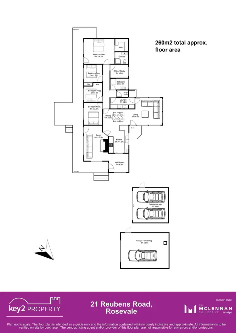 Floorplan of Homely house listing, 21 Reubens Road, Rosevale TAS 7292