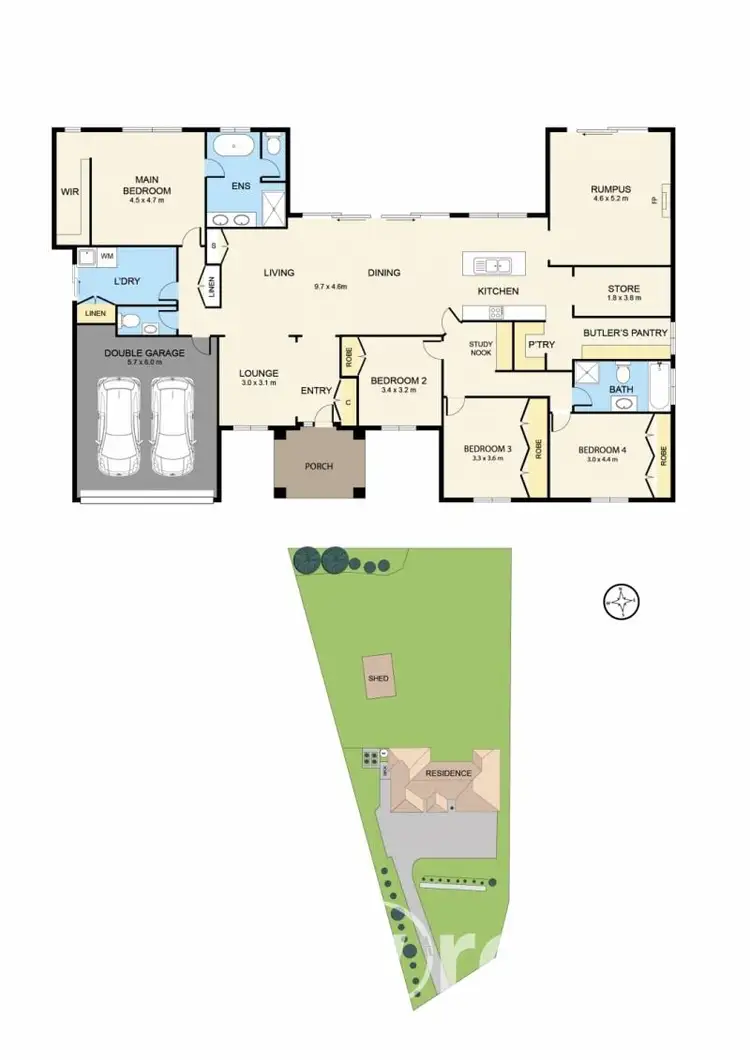 Floorplan of Homely house listing, 11 Treforest Court, Warragul VIC 3820