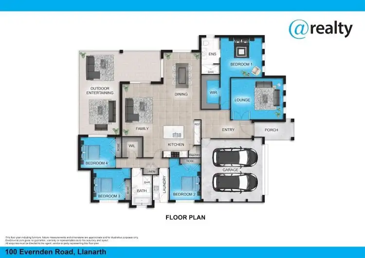 Floorplan of Homely house listing, 100 Evernden Road, Llanarth NSW 2795