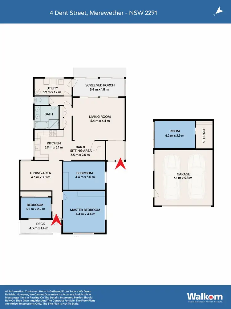 Floorplan of Homely house listing, 4 Dent Street, Merewether NSW 2291