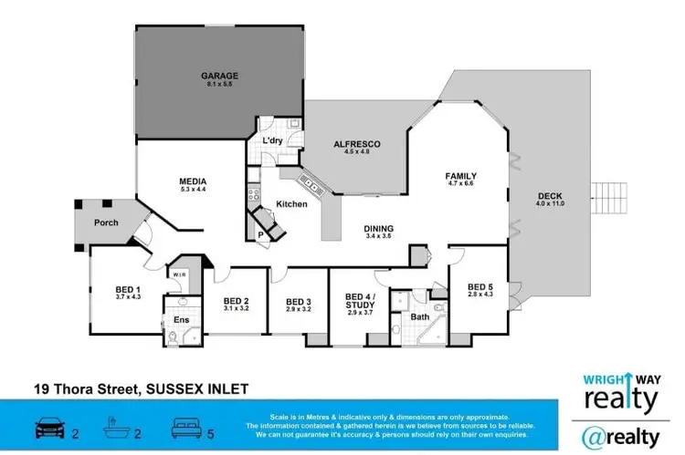 Floorplan of Homely house listing, 19 Thora Street, Sussex Inlet NSW 2540