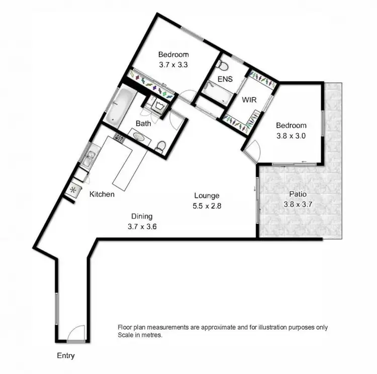 Floorplan of Homely apartment listing, 2/2-4 Amisfield Avenue, Nundah QLD 4012