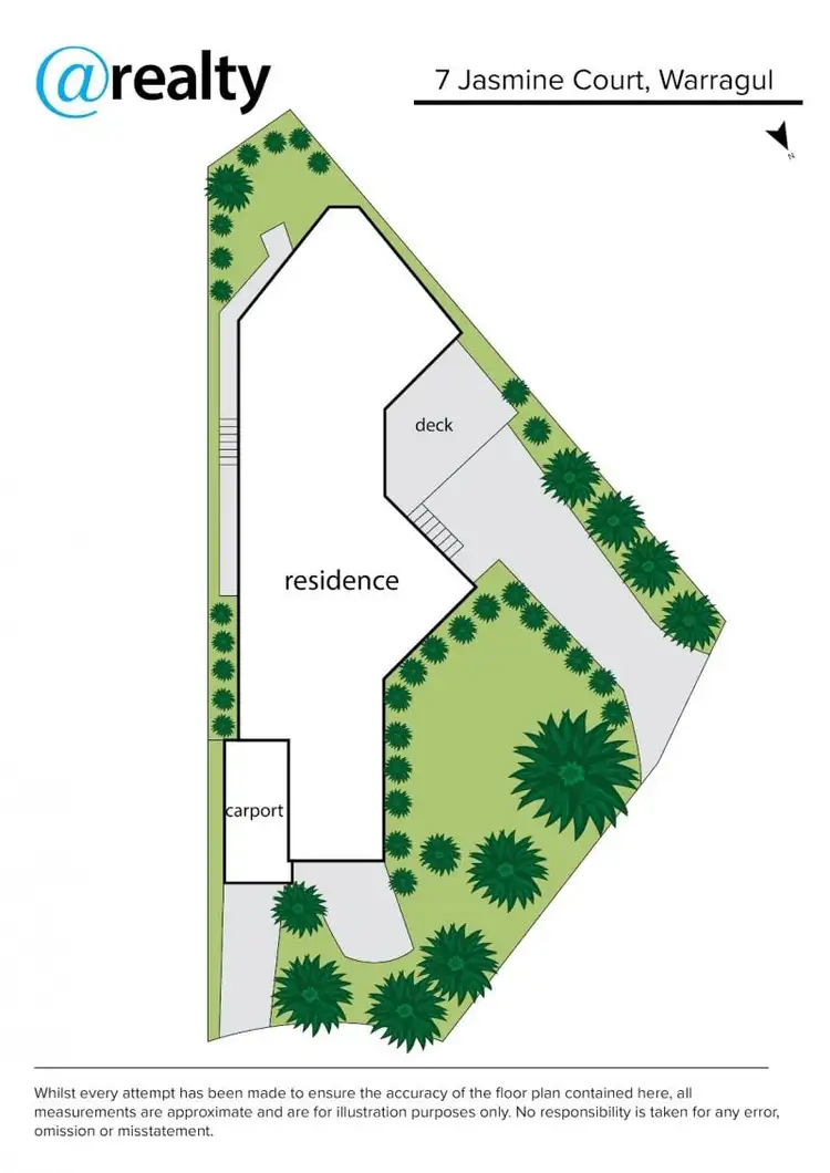 Floorplan of Homely house listing, 7 Jasmine Court, Warragul VIC 3820