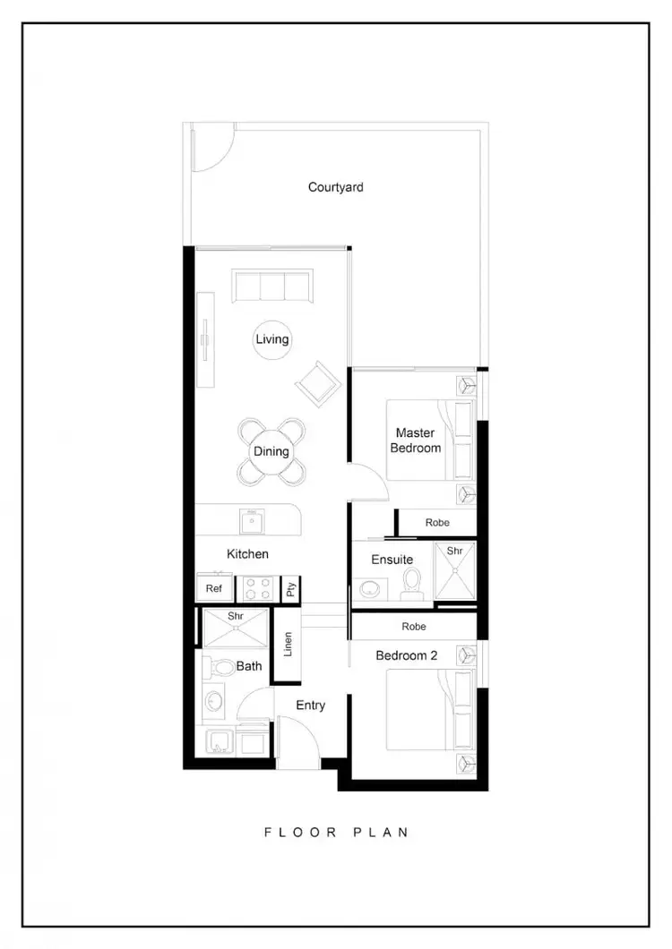 Floorplan of Homely apartment listing, 3/330 Northbourne Avenue, Dickson ACT 2602