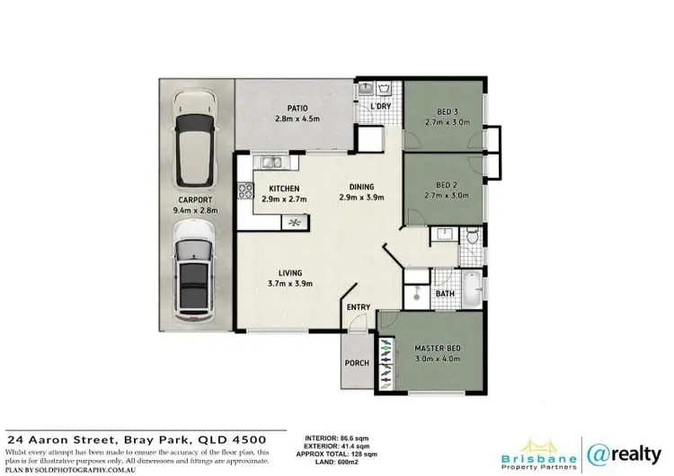 Floorplan of Homely house listing, 24 Aaron Street, Bray Park QLD 4500