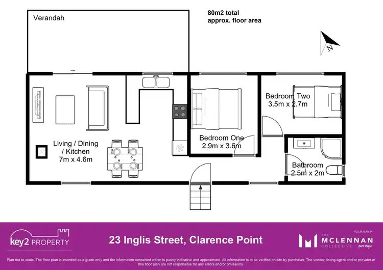 Floorplan of Homely house listing, 23 Inglis Road, Clarence Point TAS 7270