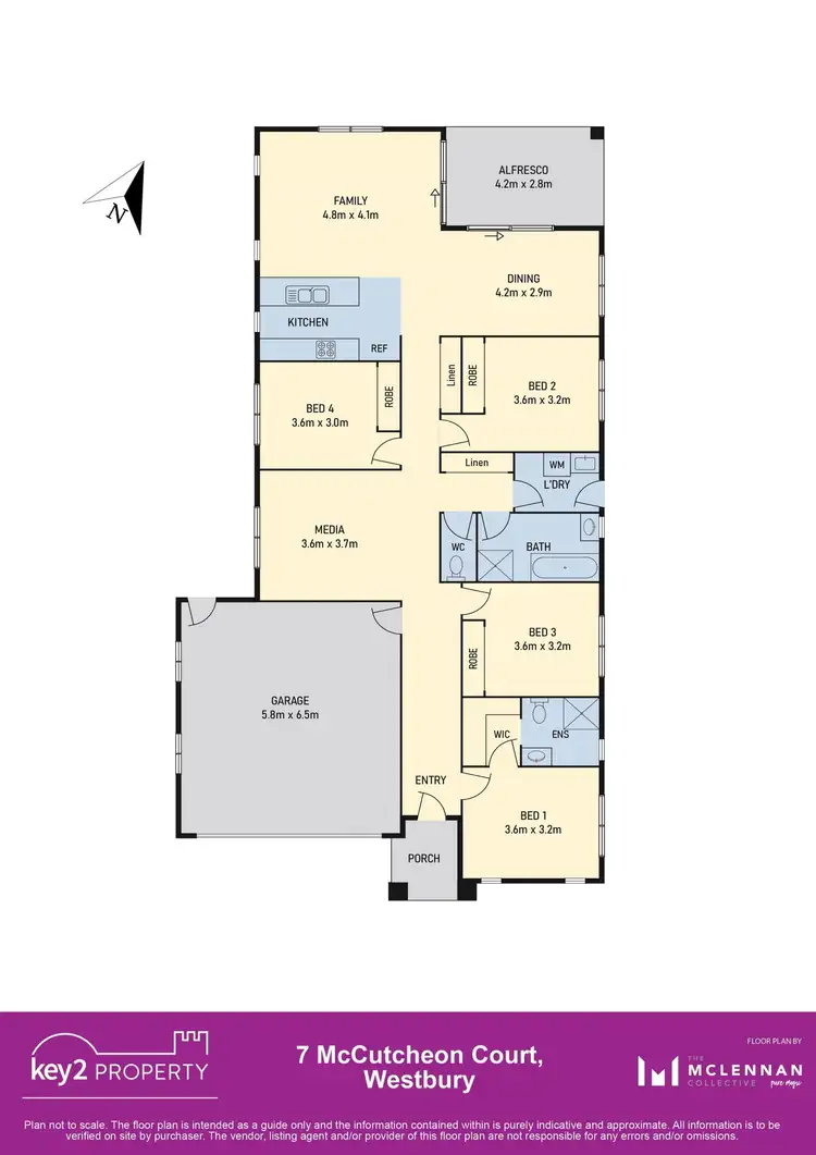 Floorplan of Homely house listing, 7 McCutcheon Court, Westbury TAS 7303