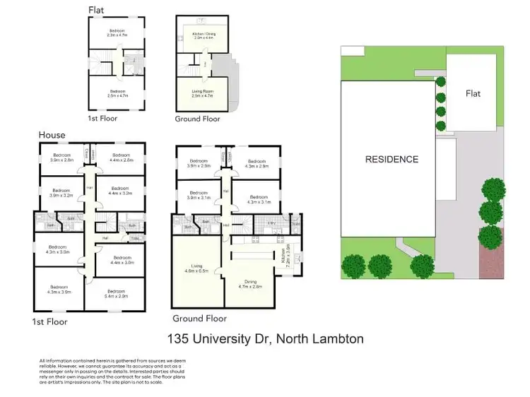 Floorplan of Homely block of units listing, 135 University Drive, North Lambton NSW 2299