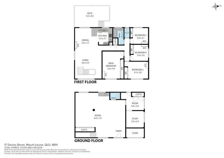 Floorplan of Homely house listing, 17 Davies Street, Mount Louisa QLD 4814
