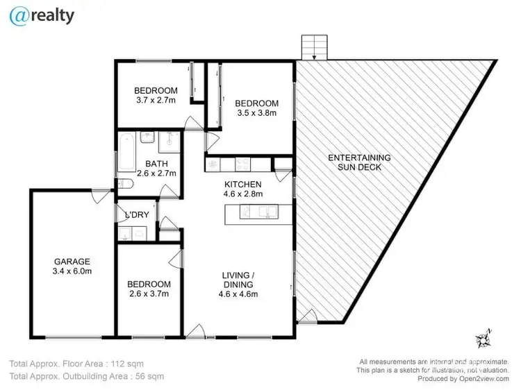 Floorplan of Homely house listing, 20 Barilla Court, Midway Point TAS 7171