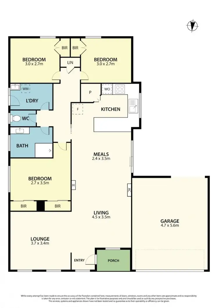 Floorplan of Homely house listing, 18 Featherby Way, Altona Meadows VIC 3028