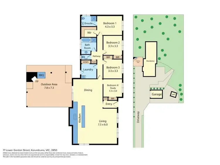 Floorplan of Homely house listing, 17 Lower Gordon Street, Korumburra VIC 3950