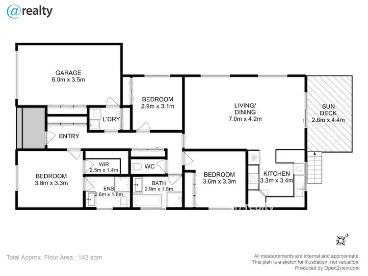 Floorplan of Homely house listing, 3 Peppercress Lane, Risdon Vale TAS 7016