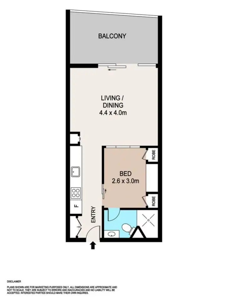 Floorplan of Homely apartment listing, 301/6 Carey Street, Darwin City NT 800
