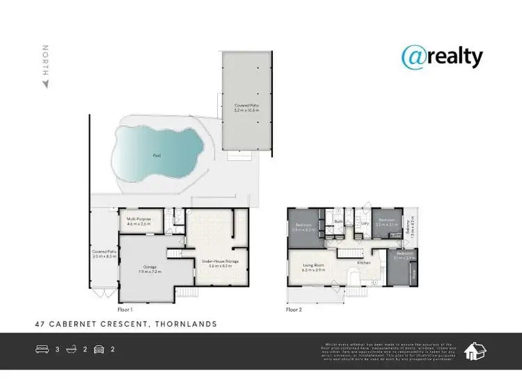 Floorplan of Homely house listing, 47 Cabernet Crescent, Thornlands QLD 4164
