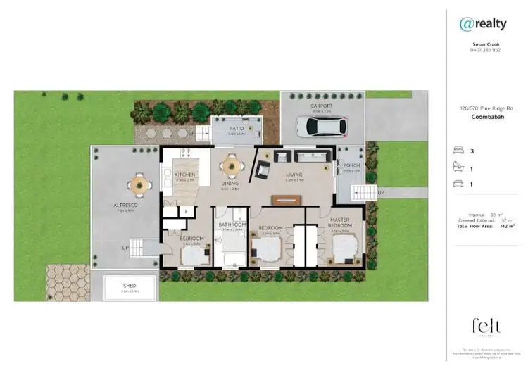 Floorplan of Homely house listing, 128/570 Pine Ridge Road, Coombabah QLD 4216