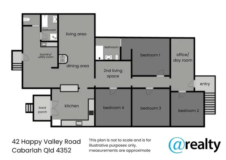 Floorplan of Homely house listing, 42 Happy Valley Road, Cabarlah QLD 4352