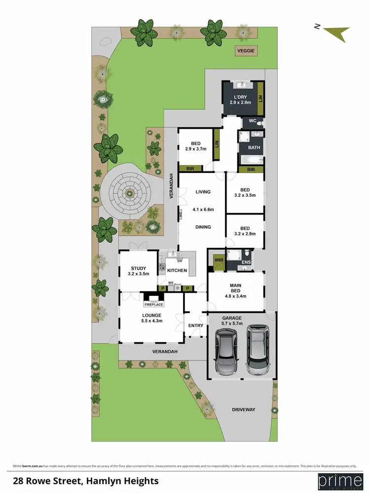 Floorplan of Homely house listing, 28 Rowe Street, Hamlyn Heights VIC 3215