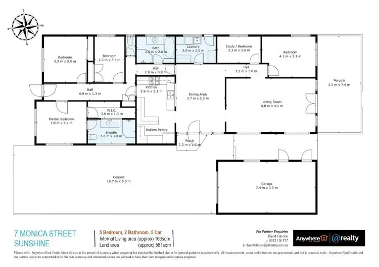 Floorplan of Homely house listing, 7 Monica Street, Sunshine VIC 3020