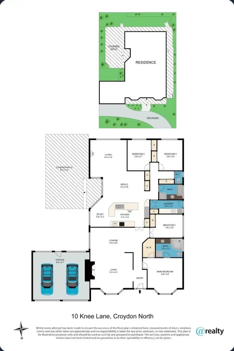 Floorplan of Homely house listing, 10 Knee Lane, Croydon North VIC 3136