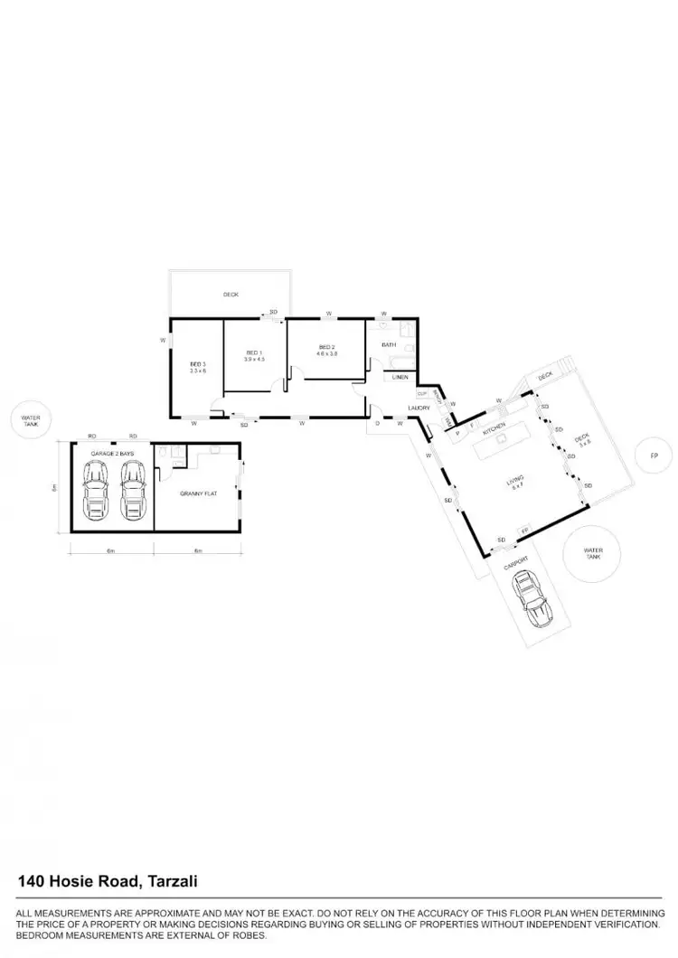 Floorplan of Homely house listing, 140 Hosie Road, Tarzali QLD 4885