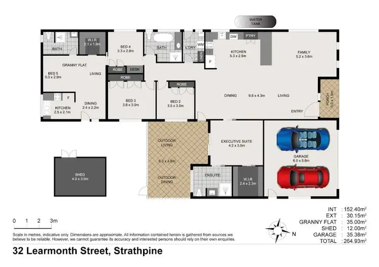 Floorplan of Homely house listing, 32 Learmonth Street, Strathpine QLD 4500