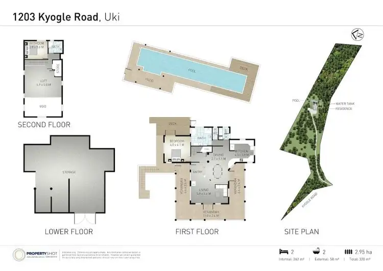 Floorplan of Homely rural property listing, 1203 Kyogle Road, Uki NSW 2484