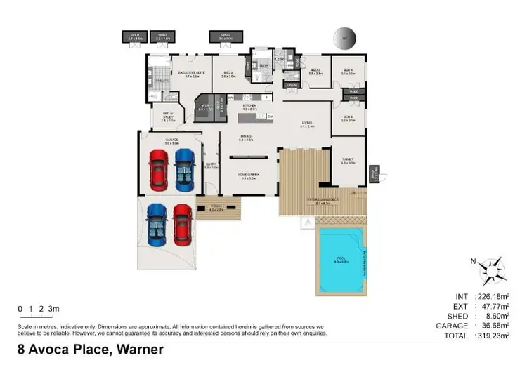 Floorplan of Homely house listing, 8 Avoca Place, Warner QLD 4500