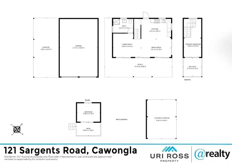 Floorplan of Homely rural property listing, 121 Sargents Road, Cawongla NSW 2474