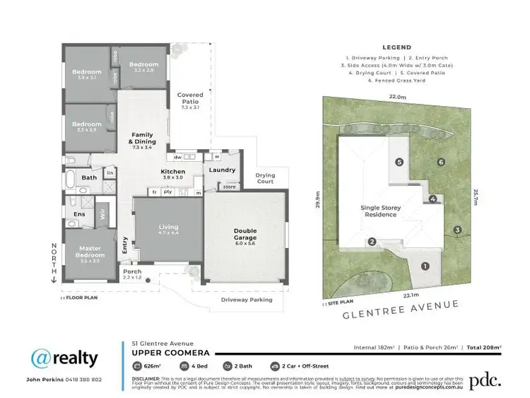 Floorplan of Homely house listing, 51 Glentree Avenue, Upper Coomera QLD 4209