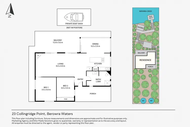 Floorplan of Homely house listing, 23 Collingridge Point, Berowra Waters NSW 2082