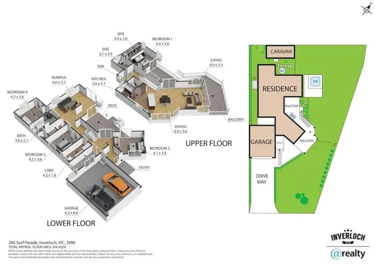 Floorplan of Homely house listing, 200 Surf Parade, Inverloch VIC 3996