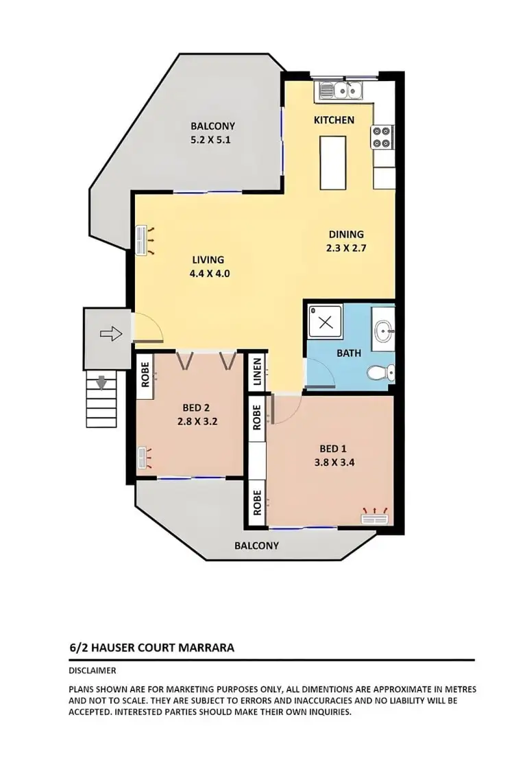 Floorplan of Homely unit listing, 6/2 Hauser Court, Marrara NT 812