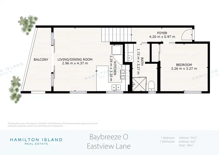 Floorplan of Homely apartment listing, Baybreeze O/5 Eastview Lane, Hamilton Island QLD 4803
