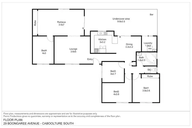 Floorplan of Homely house listing, 29 Boongaree Avenue, Caboolture South QLD 4510