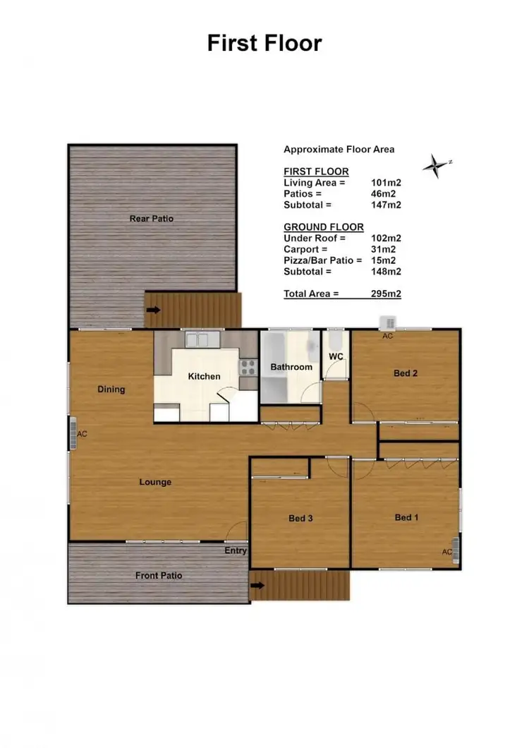 Floorplan of Homely house listing, 6-8 Woodville Street, Maryborough West QLD 4650