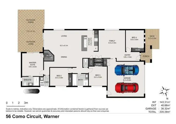 Floorplan of Homely house listing, 56 Como Circuit, Warner QLD 4500