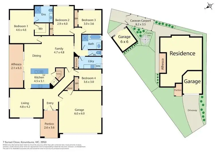 Floorplan of Homely house listing, 7 Sunset Close, Korumburra VIC 3950